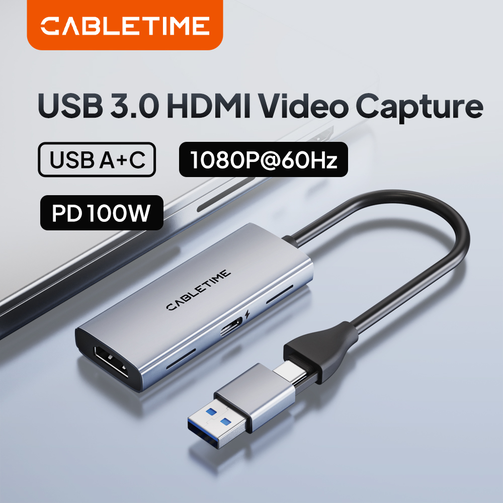 Pc Gaming Video - CABLETIME 4K Video Capture Card met