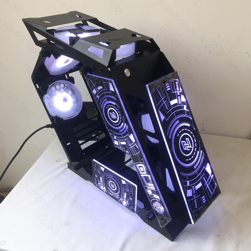 Pc Gaming Optimization - High-end gaming pc-kast met ingebouwde LED-paneel