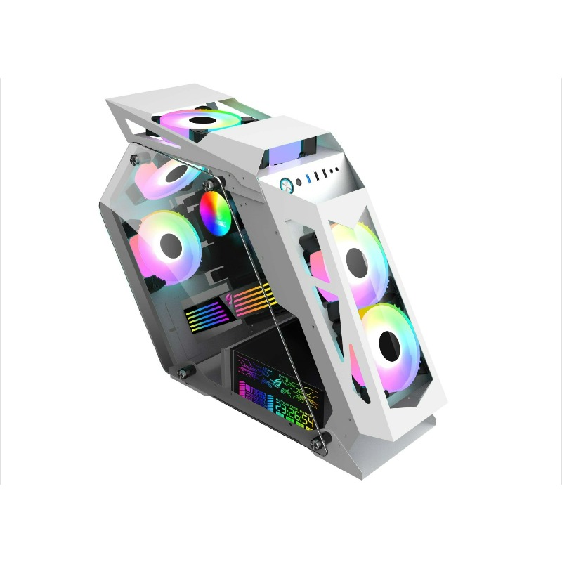 Pc Gaming Optimization - High-end gaming pc-kast met LED-paneel &
