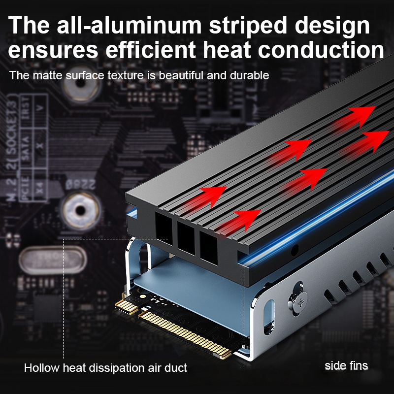 M.2 SSD Heatsink M2 2280 Solid - M.2 Ssd Heatsink recensie en prijs