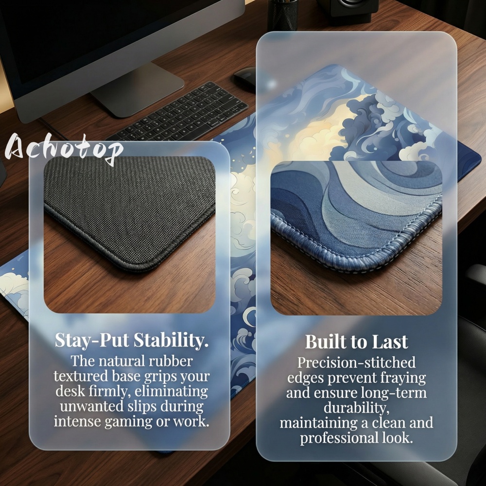 XXL Antislip Gaming Muismat 90 - Pc Gaming Cloud Free recensie en prijs