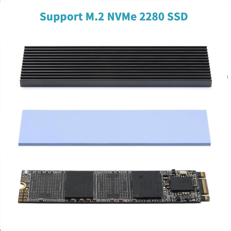 PCIe NVMe M.2 2280 SSD alumini - M.2 Ssd Heatsink recensie en prijs